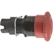 Schneider Electric ZB6AS834 ZB6AS834 Frontelement voor paddenstoelknop Manipulatiebestendig 1 knop Meerdere kleuren Druk-ontgrendeling 1 stuk(s) Piece