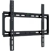 Techly Feste Halterung-LED/LCD-25-56"-schwarz Halterung mit schlankem Design, ermöglicht einen Abstand von