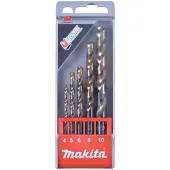 Makita D-30508 M-FORCE HSS Metaal-spiraalboorset 5-delig 4 mm, 5 mm, 6 mm, 8 mm, 10 mm 1 set(s)