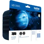 Brother Ink Cartridge LC-1280XLBK Twin Pack