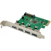 Microconnect USB 3.0 4-poorts PCIe kaart, Controlekaart