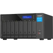 Qnap TVS-H874X-I9-64G 8-bay QuTS hero NAS Intel Core i9-12900 16-core 64GB RAM (0 TB), Netwerkopslag, Zwart