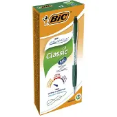 BIC Balpen Atlantis Classic M groen/doos 12