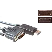 ACT AK3995 Verloopkabel DisplayPort Male/DVI Male - 1,8 meter