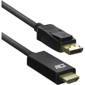 ACT Ac7550 Displayport-naar-hdmi-adapterkabel 18 M