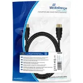 MediaRange HDMI-kabel MRCS196 Zwart