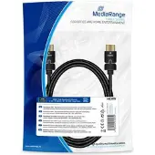 MediaRange HDMI-kabel MRCS197 Zwart