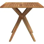 vidaXL Tuintafel vierkant 85x85x75 cm massief acaciahout