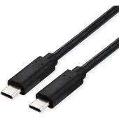 Value USB4 Gen3x2 Kabel, C-C, M/M, 8K UHD-2, 40Gbit/s, 100W, zwart, 0,5 m