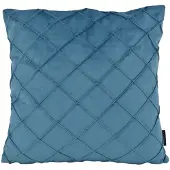 NOVÉE Sierkussen velvet cross petrol | 45x45 cm | velvet/polyester