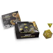 Fanroll Dungeons & Dragons Gold Dragon Scale Premium Metal Dice Set Goud Kinderen