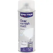 Spectrum Vernis / blanke lak/ matt / spuitbus/ 500 ml/ / clear varnish