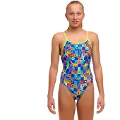 Funkita Fks033 Swimsuit Blauw 8 Years Meisje