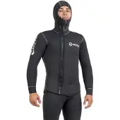 Abysstar Pacific 5 Mm Spearfishing Jacket Zwart 2XL Man