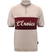 Santini - Eroica Vino Wool Jersey - Fietsshirt M, roze