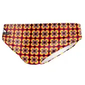 Turbo Flower 70 Swimming Brief Groen,Geel S Man