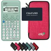 Casio FX-92B Secondaire incl. WYNGS Beschermhoes Roze - Wetenschappelijke Rekenmachine - Basis Pakket