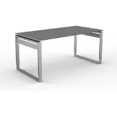 Kerkmann Büromöbelfabrik Bureau Workspace 160cm grijs hoogte verstelbaar