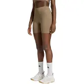 Adidas - Women's Optimé Workout 3-Stripes Short Leggings - Legging XL - Length: 6'', bruin