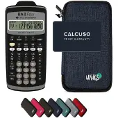 Texas Instruments TI-BA II Plus incl. WYNGS Beschermhoes Blauw - Financiële Rekenmachine - Basis Pakket