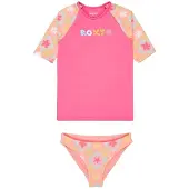 Roxy Set Check Tw Korte Mouw Rash Guard