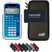 Texas Instruments TI-34 MultiView incl. WYNGS Beschermhoes Zwart - Wetenschappelijke Rekenmachine - Basis Pakket