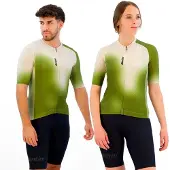 Santini - Aura S/S Jersey - Fietsshirt M, olijfgroen