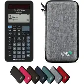 Texas Instruments TI-30X Pro MathPrint incl. WYNGS Beschermhoes Lichtgrijs - Wetenschappelijke Rekenmachine - Basis Pakket