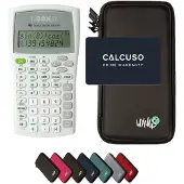 Texas Instruments TI-30XIIB incl. WYNGS Beschermhoes Zwart - Wetenschappelijke Rekenmachine - Basis Pakket