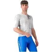 Castelli - Aero Race 8S Jersey - Fietsshirt M, grijs