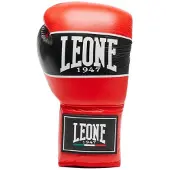 Leone1947 Shock Pro Laces Boxing Gloves Rood 14 oz