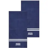 Jack & Jones JACCLUB Towel 2 Pack 80cm x 160cm badstof