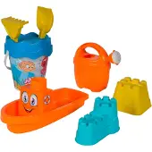 Androni Giocattoli strandset onderwaterwereld in tas 8-delig speelgoed.