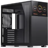 Jonsbo D41 Screen Midi-tower PC-behuizing Zwart
