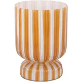 PT Living Vaas Rayado Retro Medium Mango Yellow