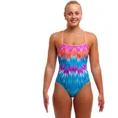 Funkita Single Strap One Piece Swimsuit Blauw AUS 6 Vrouw