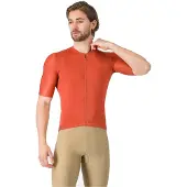 Castelli - Espresso 2 Jersey - Fietsshirt L, rood