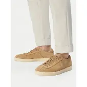 Clarks Sneaker Men Lockford Lace Dark Sand Suede-Schoenmaat 40