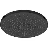 Hak Hoofddouche, Ø30cm, ABS/mat zwart