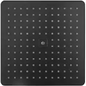 Hak Hoofddouche, 30x30cm, ABS/mat zwart