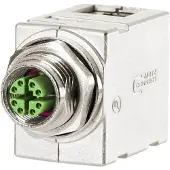 METZ CONNECT MWN911A415 Sensor/actuator inbouwconnector M12 Aantal polen (sensoren): 8 Schakelkastdoorvoer 0 mm 1 stuk(s) Piece