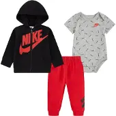 Nike Kids Set grijs / rood / zwart