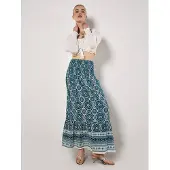 Apricot Rok blauw / donkerblauw / wit