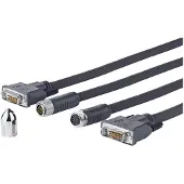 VivoLink DVI-kabel - - PRODVICW10 - DVI-D (M) naar DVI-D (M) - 10 m - Zwart