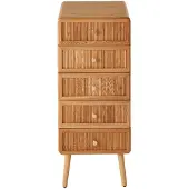 CALICOSY Ladekast met 5 lades en latten front h100 cm ava