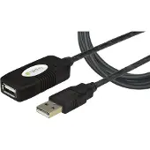 Techly Actieve USB verlengkabel | 10 meter | USB 2.0