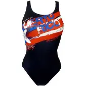 Turbo Puerto Rico Swimsuit Zwart 3XL Vrouw