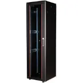 Roline 19-inch netwerkkast Pro 47 U, 600x600 BxD Glazen deur zwart