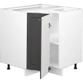 Vicco Fame-Line Hoekkast – 80.5 cm, WB Antraciet Antraciet-goud