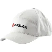 Superga Baseballcap met kinderlogo (Wit)